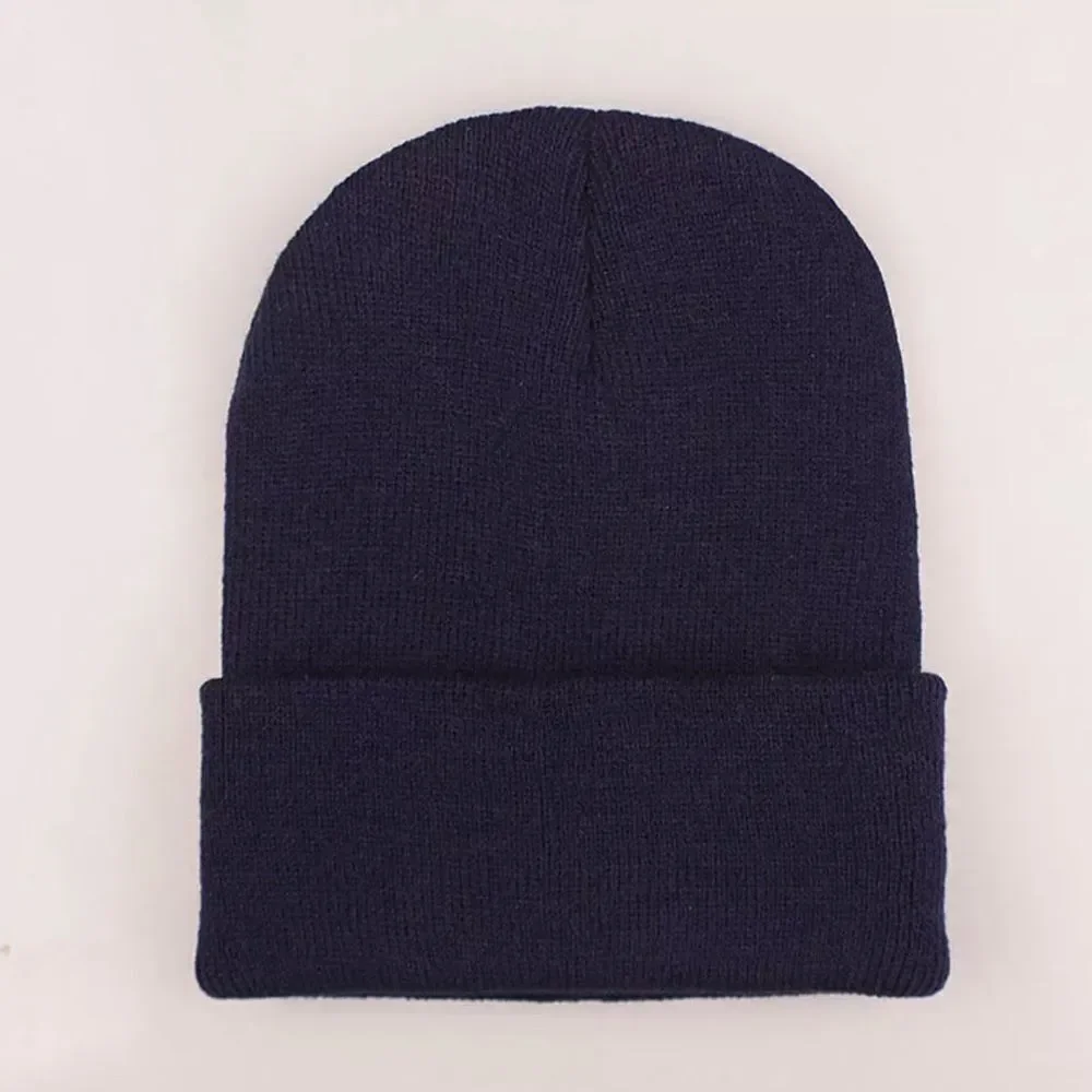2/$30 DARK NAVY BLUE Unisex Beanie OS